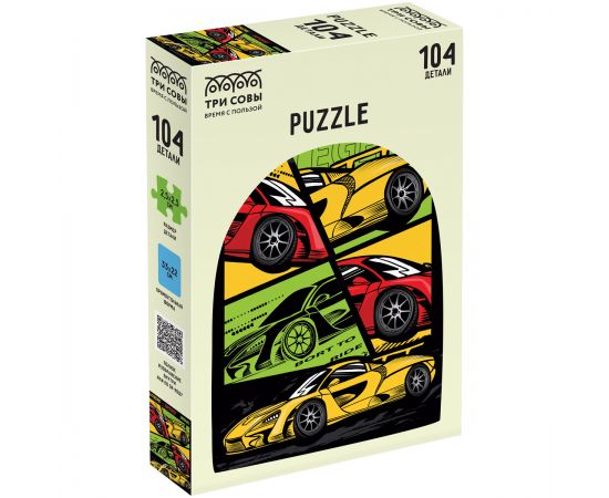 Пазл  104 эл. ТРИ СОВЫ "Скорость и экстрим" ПК104_54568