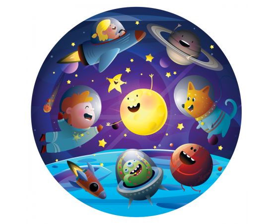 Пазл  77 эл. ТРИ СОВЫ "Космические приключения" ПК77_54617