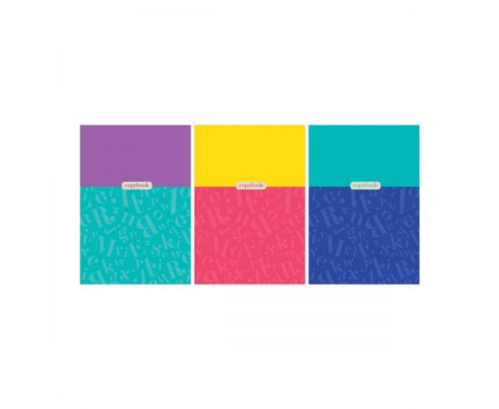 Тетрадь 80л., А4, линия BG "Monocolor. Letters" Т4ск80 11206