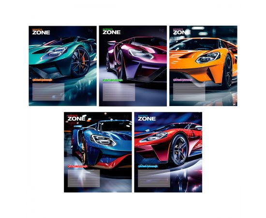 Тетрадь 12л., частая косая линия BG "Speed zone" Т5ск12 55440