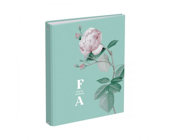 Тетрадь на кольцах А5, 120л., BG "Flower art", матовая ламинация ТТ5к120_лм 11359
