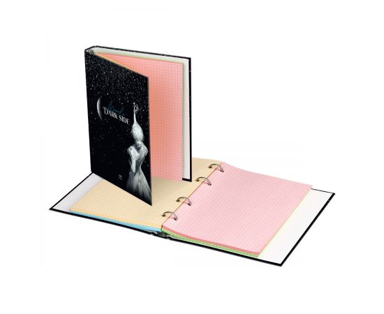 Тетрадь на кольцах А5, 200л., BG "Dark miracle", 4 цвет. блок, глянцевая ламинация ТТ5к200_лг 11378