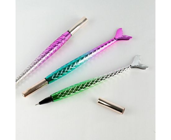 Ручка шар. синяя на масляной основе Рыбка DV-12360