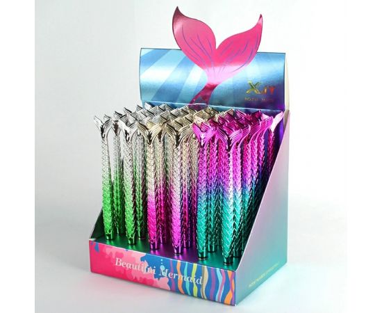 Ручка шар. синяя на масляной основе Рыбка DV-12360