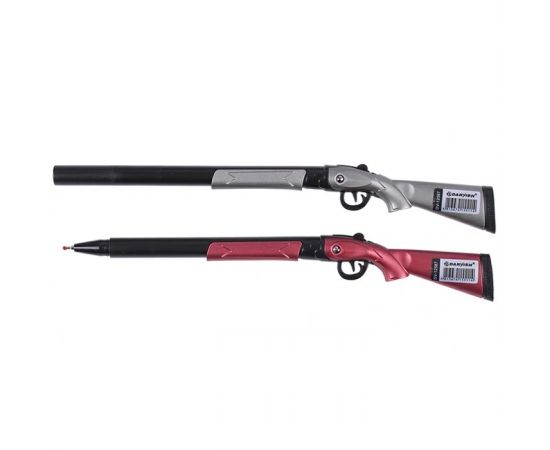 Ручка шар. синяя "Darvish" корпус в форме "ружья" DV-12587