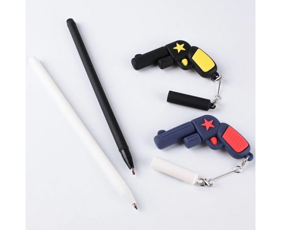 Ручка шариковая синяя  "Пистолет" DV-12932