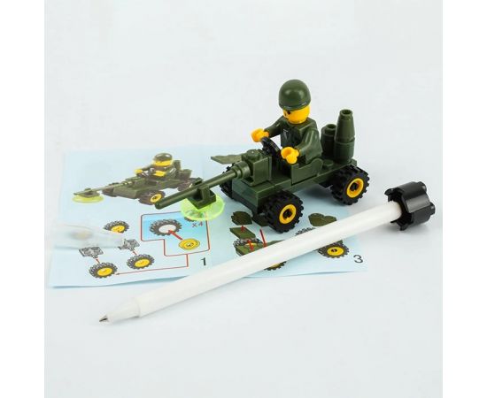 Ручка шар. синяя "Конструктор" DV-13118
