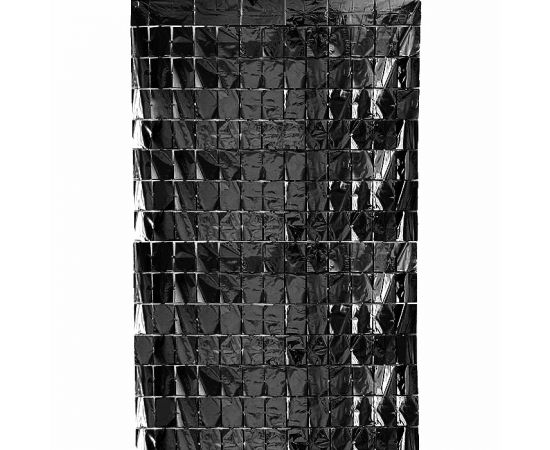 Шторка для фотозоны 1*2 м чёрная DV-H-1221-1