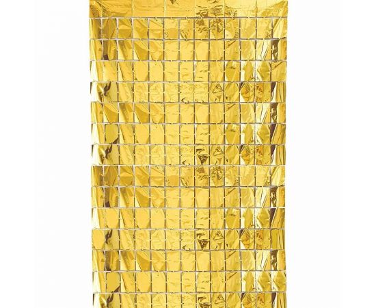 Шторка для фотозоны 1*2 м жёлтая DV-H-1221-2