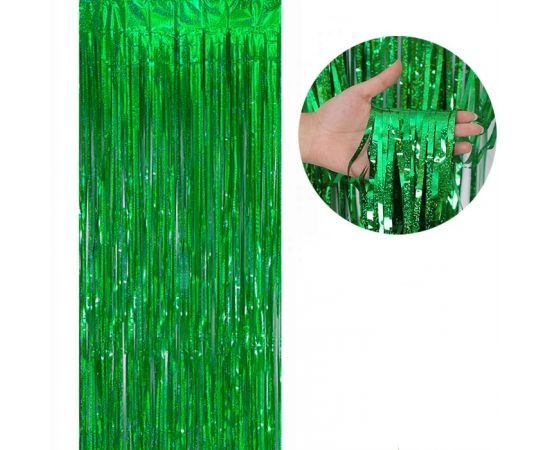 Шторка для фотозоны 1*2м зелёная DV-H-1633-3