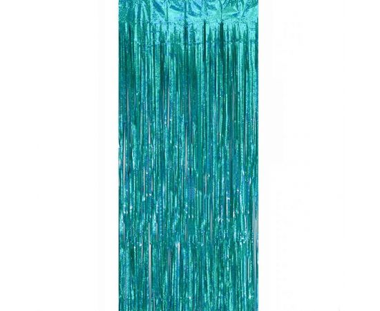 Шторка для фотозоны 1*2м бирюза DV-H-1633-4