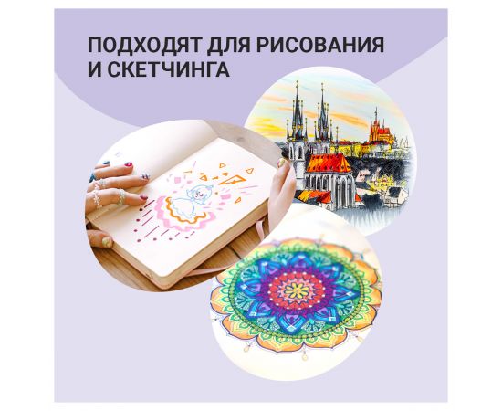 Набор двусторонних маркеров для скетчинга MESHU 12цв., основные и флуоресцентные цвета, корпус трехгранный, пулевид./клиновид.наконечники, ПВХ-бокс MS_38259