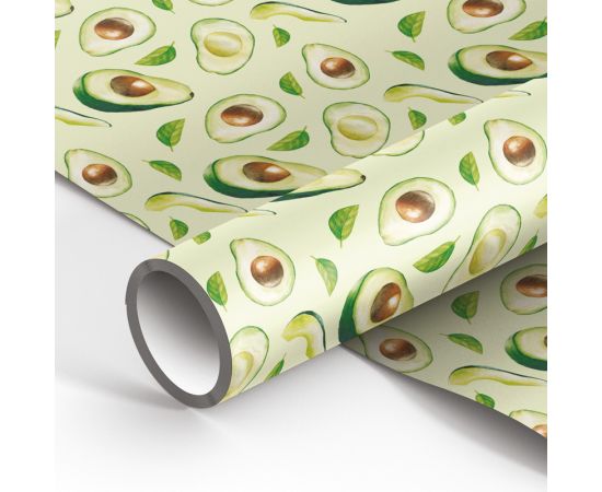 Упаковочная бумага глянц. 70*100см, MESHU "Avocado", 80г/м2 MS_46411