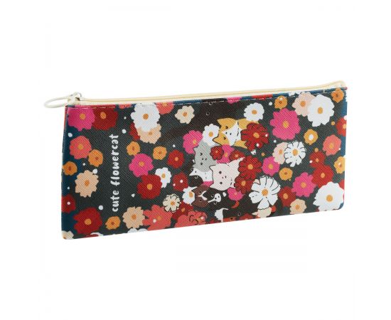Пенал мягкий 200*100 MESHU "Flowers", искусственная кожа MS_57874