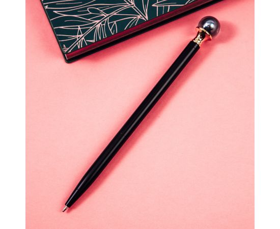 Ручка шариковая автоматическая MESHU "Black pearl" синяя, 1,0мм MS_93881