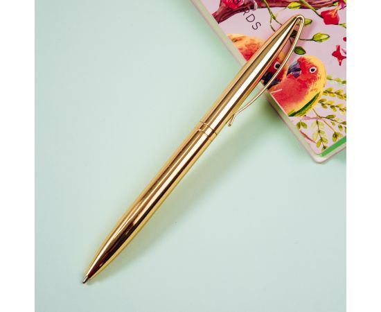 Ручка шариковая автоматическая MESHU "Gold" синяя, 1,0мм MS_93942