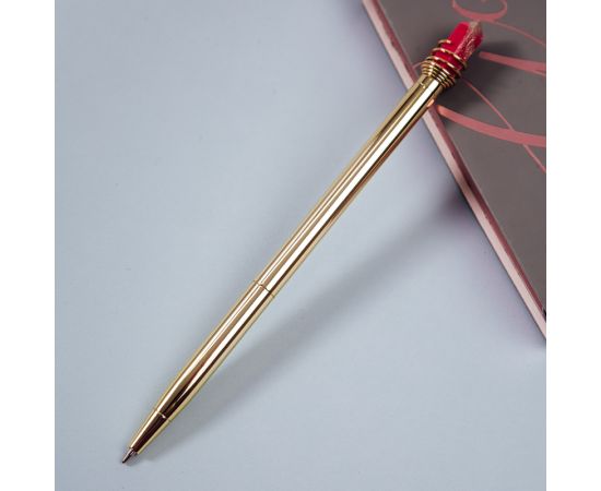 Ручка шариковая автоматическая MESHU "Bright crystal" синяя, 1,0мм MS_94000