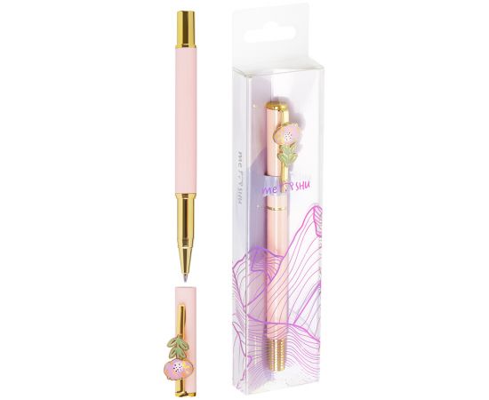 Ручка шариковая MESHU "Flower" синяя, 1,0мм MS_94185