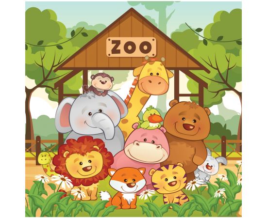 Пазл  16 эл. Maxi ТРИ СОВЫ "Зоопарк" ПК16М_54495