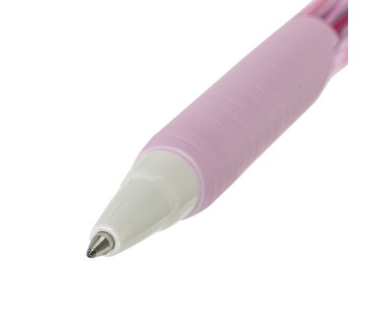 Ручка шариковая масляная автомат. с грипом UNI JetStream, СИНЯЯ, корпус розовый, 0,35мм, ш/к 03712 144112