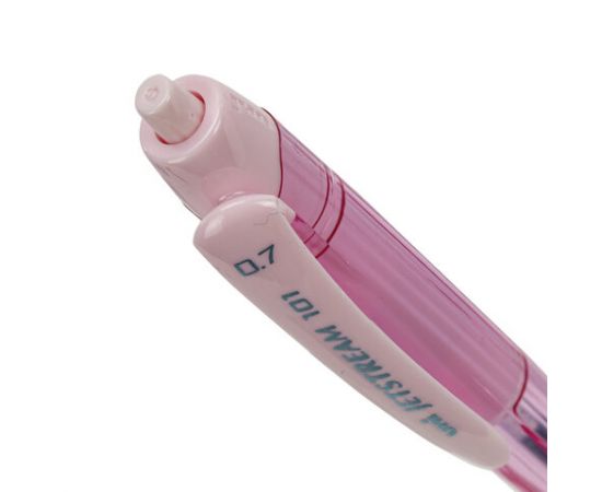 Ручка шариковая масляная автомат. с грипом UNI JetStream, СИНЯЯ, корпус розовый, 0,35мм, ш/к 03712 144112