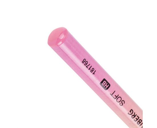 Карандаш чернографитный BRAUBERG "SOFT PASTEL", 1 шт., HB, корпус ассорти, 181768 181768