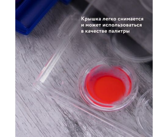 Краски акварельные BRAUBERG "PREMIUM" 48 цветов, круглые кюветы 23 мм, пенал, 191747 191747