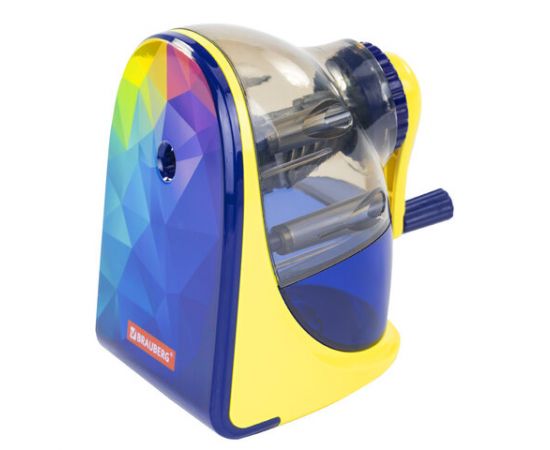 Точилка механическая BRAUBERG "MULTICOLOR", корпус с печатью, 228489 228489