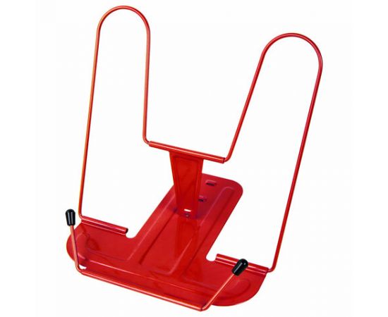 Подставка для книг и учебников BRAUBERG LINE+, металлическая, красная, европодвес, 238070 238070