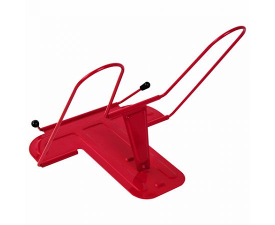 Подставка для книг и учебников BRAUBERG LINE+, металлическая, красная, европодвес, 238070 238070