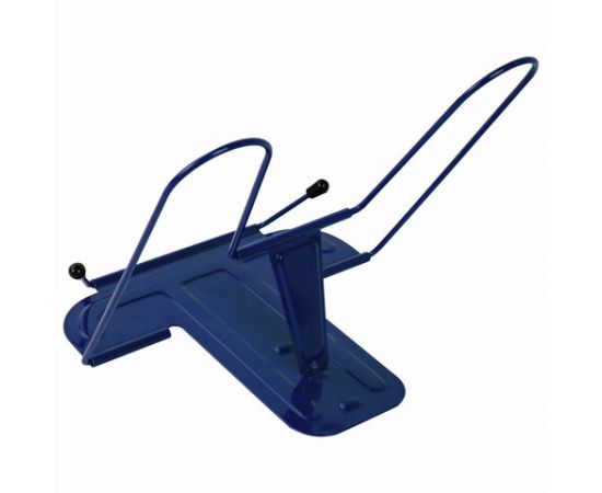 Подставка для книг и учебников BRAUBERG LINE+, металлическая, синяя, европодвес, 238071 238071