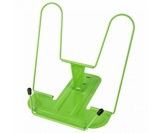 Подставка для книг и учебников BRAUBERG LINE+, металлическая, зеленая, европодвес, 238072 238072