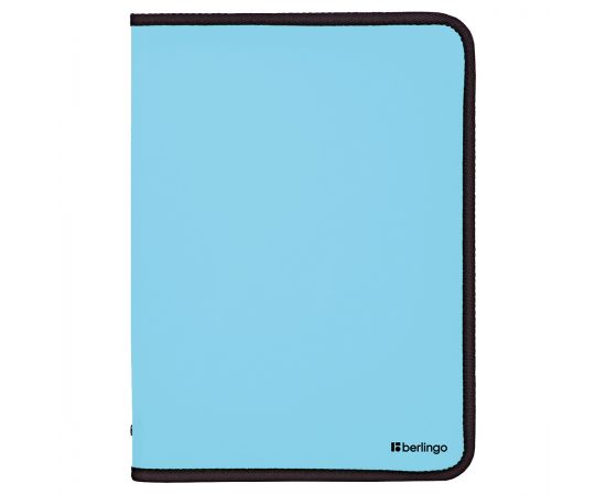 Папка на молнии Berlingo "Instinct" А4, 500мкм, аквамарин ANm_04012