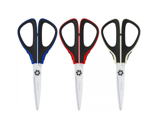 Ножницы Berlingo "Easycut 300", 17,5см, ассорти, мягкие вставки, европодвес DNn_17535