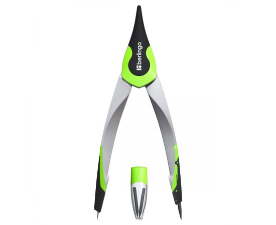 Готовальня Berlingo "Optimum", 2 предмета, циркуль 135мм, пластиковый футляр DS_00102