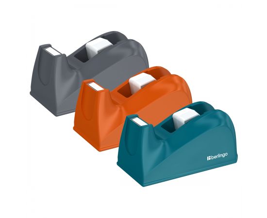 Диспенсер настольный Berlingo для канцелярской клейкой ленты, ассорти FSd_00029