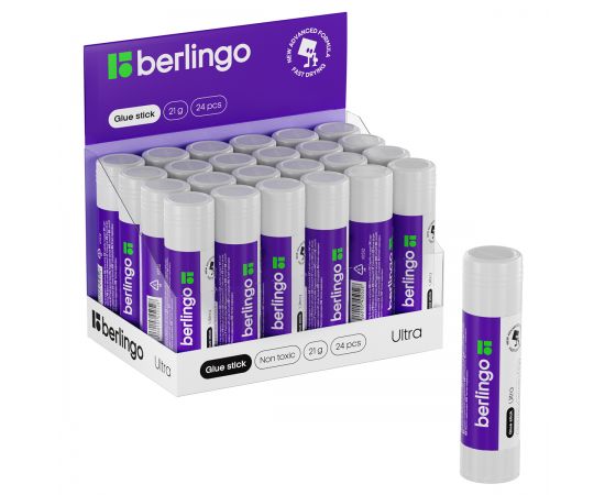 Клей-карандаш Berlingo "Ultra", 21г, ПВП K1512