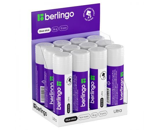 Клей-карандаш Berlingo "Ultra", 36г, ПВП K1513