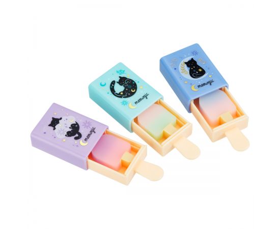 Ластик MESHU "Secret", 35*67*17мм, термопластичная резина, выдвижной, пластиковый футляр MS_55335