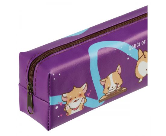 Пенал мягкий 200*55*40 MESHU "Corgi", искусственная кожа MS_57842
