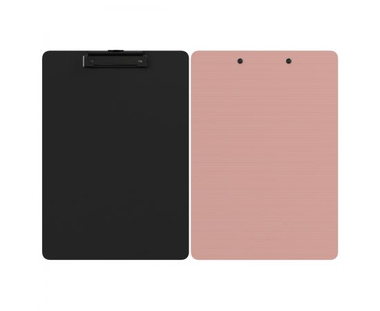 Планшет с зажимом Berlingo "Instinct" А4, пластик (полифом), фламинго/черный PPf_93211