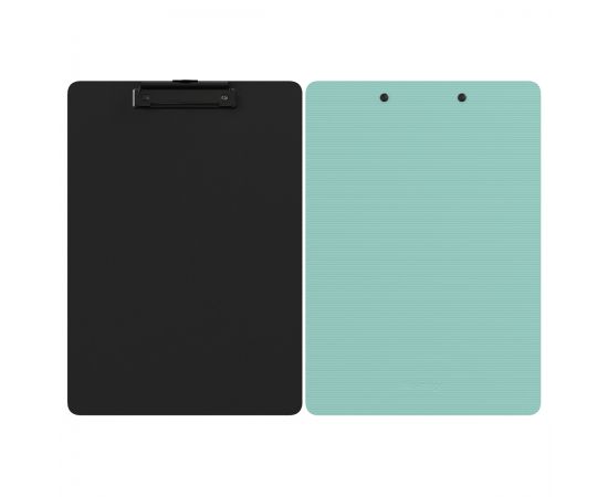 Планшет с зажимом Berlingo "Instinct" А4, пластик (полифом), мятный/черный PPf_93212