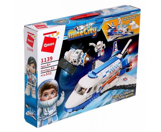 КОНСТРУКТОР 1139 MineCity Space Shuttle - Storgozer 532дет 1139