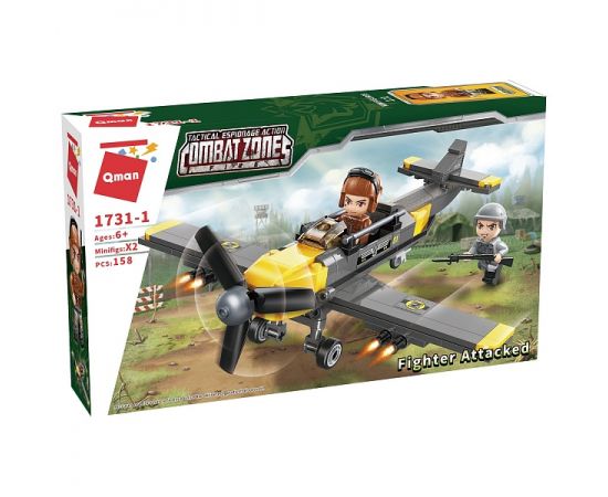 КОНСТРУКТОР 1731-1 Combat Zones Fighter Attacked 158 дет 1731-1
