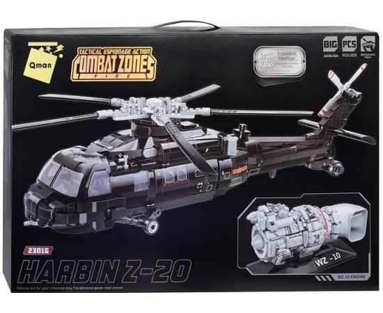 Конструктор 23016 1828 дет Harbin Z-20 23016