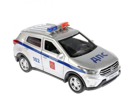 Машина металл свет-звук HYUNDAI CRETA ПОЛИЦИЯ, 12 см,отк.дв.,баг.,ин 259944 259944