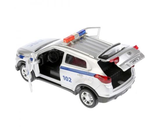 Машина металл свет-звук HYUNDAI CRETA ПОЛИЦИЯ, 12 см,отк.дв.,баг.,ин 259944 259944