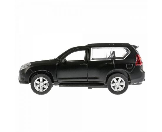 Машина металл TOYOTA PRADO матовая 12 см, двери, багаж, инерц, черный, 263345 263345