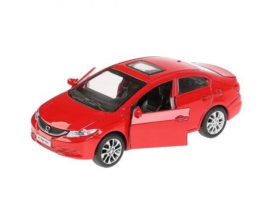 Машина металл "HONDA CIVIC", длина 12см, открыв. двери, инерц, красный 272307 272307