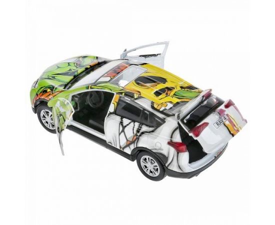 Машина металл TOYOTA "toyota rav4 графити", длина 12см, инерц, в ассорт. в кор 299328 299328